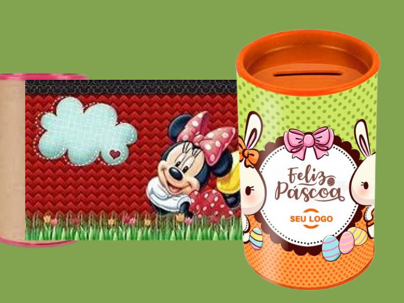 Adesivo cofrinho 30 unidades