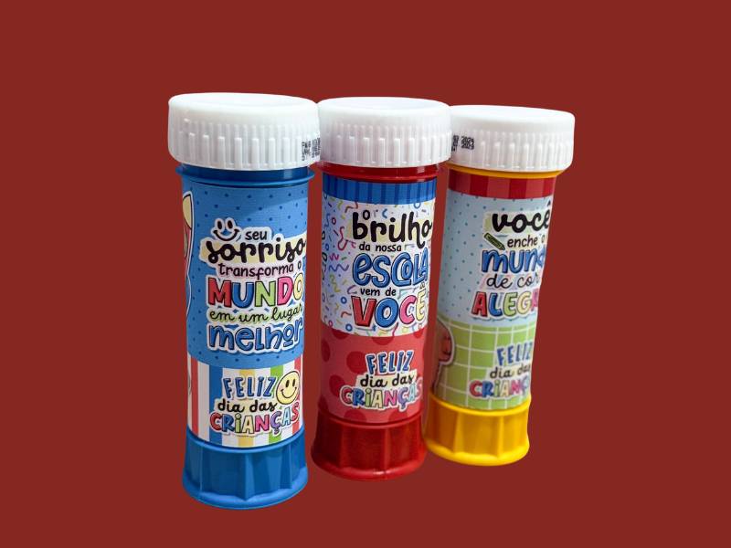 Adesivo Bolha de Sabão 30 Unidades