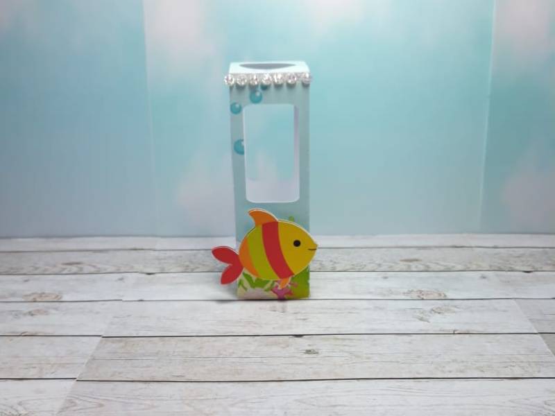 Caixa Porta tubete Fundo do Mar